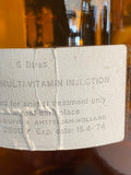 1974 large empty chemical bottle