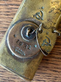1932 Soviet Brass Lighter with Hammer & Sickle Emblem – USSR Collectible