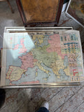 Daily Mail War Map opened showing colour map of Europe