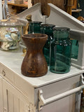 Wooden rustic vase