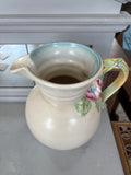 Vintage Clarice Cliff “My Garden” Water Pitcher – Cream – 21cm High