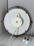 Mid century plug in Metamec wall clock