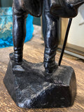 Vintage Cast Iron Statuette of Prince Alexander Suvorov – Kasli Foundry