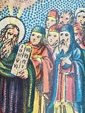 Antique lithograph of The Last Judgment