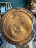 Underside of copper vase base showing Beldray impressed trademark