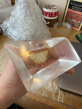 Vintage Soviet Plexiglass Lighthouse Souvenir Paperweight