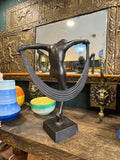 Art Deco-Style Bronzed Spelter Dancer, Mid-20th Century