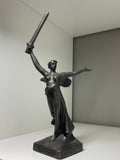 Vintage Soviet statuette ‘The Motherland Calls’