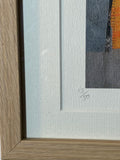 Framed limited edition collage by Sue Johnson