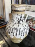 1970s Scheurich Fat Lava Jug Vase – Textured Volcanic Glaze | West German Pottery