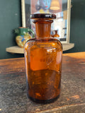 Vintage apothecary bottle - Ol. Sojae