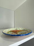 Vintage Puigdemont pottery fish plate