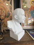 Vintage Bisque Porcelain Lenin Bust – Soviet Era, 23.5cm