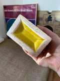 Bitossi 'Spagnolo' yellow slab vase