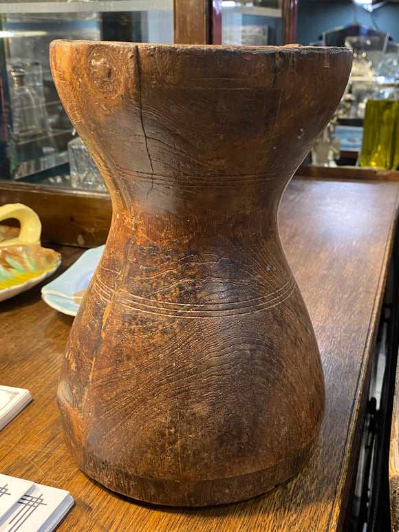 Gorgeous Handmade Heavy Wooden Rustic Vase