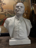 1960s Lomonosov Porcelain Bisque Bust of Lenin – 17.5cm High