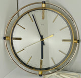 Mid century plug in Metamec wall clock