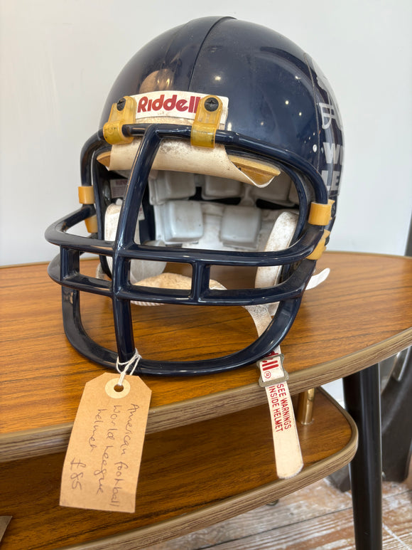 Vintage Riddell World League American Football Helmet – Size L