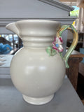 Vintage Clarice Cliff “My Garden” Water Pitcher – Cream – 21cm High