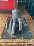 Vintage Cast Iron Lady’s Hand Paperweight – Antique Style Desk Ornament