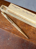 Vintage Mabie Todd Fyne-Poynt Propelling Pencil – Gold Plated – Original Box & Leads – 1940s