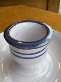 Pair of Vintage Italian Ceramic Chamberstick Candle Holders – Hand Painted