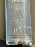 1893 Hardback Bound Volume of The Strand Magazine – Featuring Six Debut Sherlock Holmes Stories