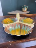 1930s Art Deco Shelley Trefoil Dish – Vibrant Hand-Painted Design