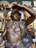 Large Vintage Spelter Figure – After Auguste Moreau