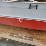 ‘Hannah’ – Large Pond Yacht Model of a Dutch Motor Coaster – Handmade by Mike Alsop