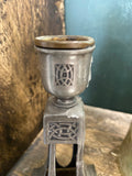 Antique WMF Art Nouveau Metal Candlestick – German Jugendstil c.1910