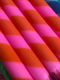 Neon Pink & Orange Helter Skelter Candle – True North Chandlers