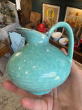 Carstens Tönnieshof West German Jug – Turquoise Glaze, c.1960s