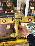 Vintage Metal Nieuport 17 Biplane Model | WWI French Aviation Militaire Fighter Collectible
