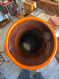 Vintage West German Fat Lava Jug — Ü-Keramik (Übelacker), Orange & Brown, Form 1815-25