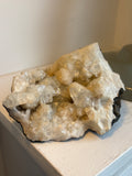 Apophyllite Crystal Cluster – White, Pink & Clear – 645g – Natural Healing Mineral Specimen