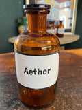 Vintage apothecary bottle - Aether