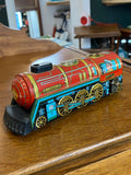 Mid century Japanese tin wind-up train