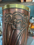 Pair of Art Nouveau Copper and Brass Vases | Beldray, England, c.1900-1910