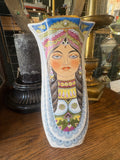 Vintage Handpainted Russian Porcelain Vase – Unique Collectible Decor