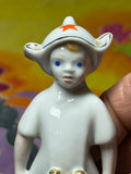 Young Budenovets Boy Figurine – Polonnoe Porcelain, USSR, c.1950s
