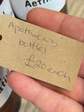 Vintage apothecary bottle - Acetonum