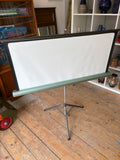 Vintage Projecta Projection Screen – Mid-Century Adjustable Tripod Screen