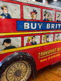 Brimtoy clockwork tin toy London bus