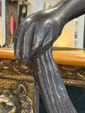 Art Deco-Style Bronzed Spelter Dancer, Mid-20th Century