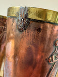 Pair of Art Nouveau Copper and Brass Vases | Beldray, England, c.1900-1910