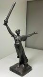 Vintage Soviet statuette ‘The Motherland Calls’