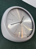 Karlsson Aesthetic wall clock mounted on wall shown at angle