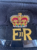 Vintage British Peaked Cap with ER II Embroidered Badge – Size 60 / 7⅜