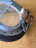 Vintage WWII-Era RAF Pattern Split-Lens Flying Goggles — Stadium-Style, Made in England